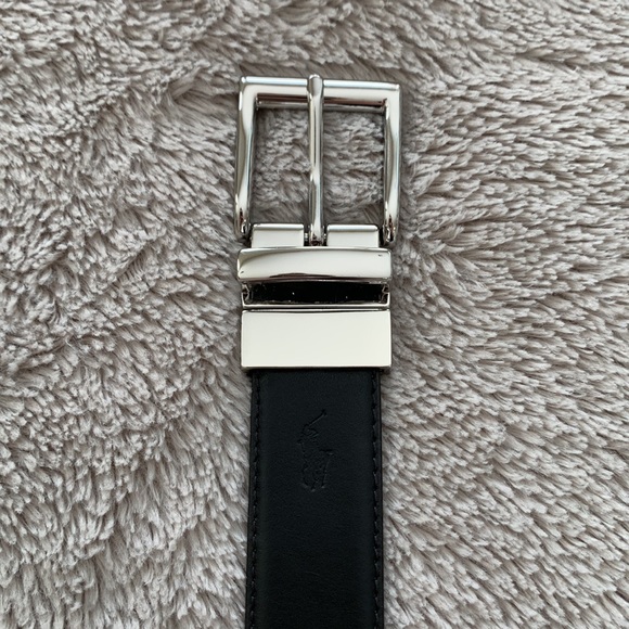 Men’s Polo Ralph Lauren reversible black and brown belt - Picture 2 of 4
